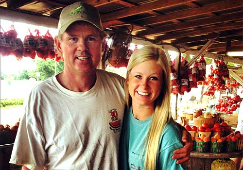 The story of Mark Daniels and locally grown produce and more at Mark's Melon Patch near Albany Georgia